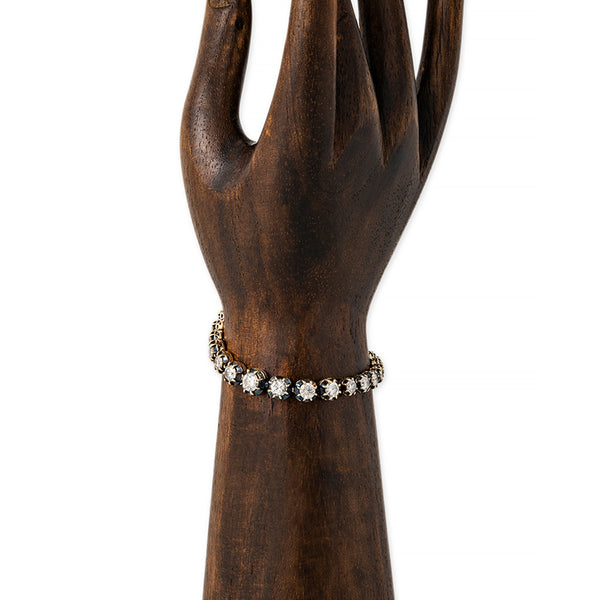 jacquie aiche Black Rhodium Graduated Sophia Diamond Bracelet