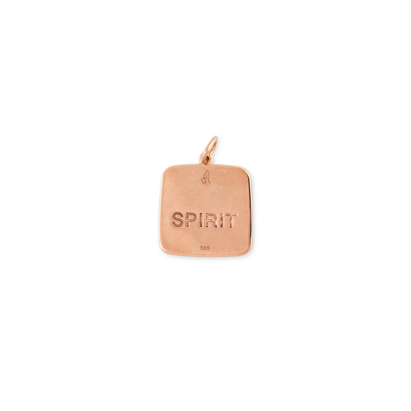 Jacquie Aiche DIAMOND CENTER EYE + SPIRIT SQUARE TAG CHARM