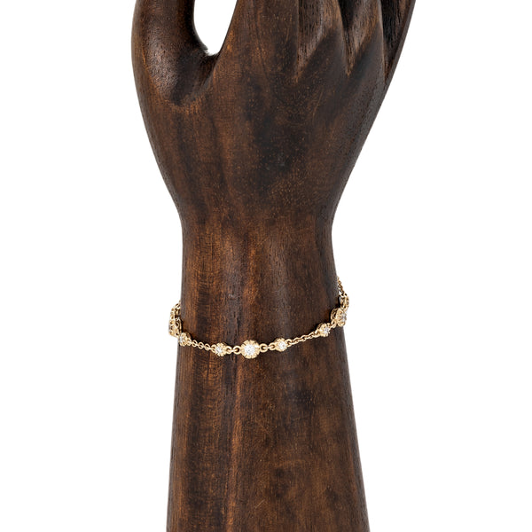 Jacquie Aiche Graduated 3x3 Sophia Diamond Bracelet