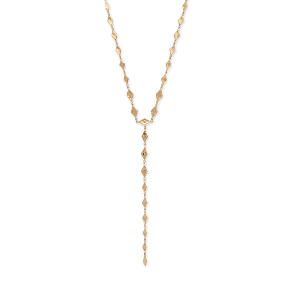 jacquie aiche Graduated Hammered Kite Shape Y Necklace