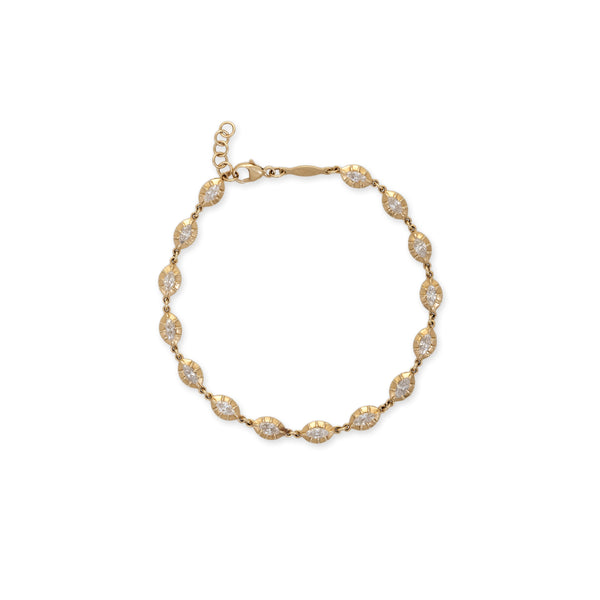 jacquie aiche Graduated Marquise Sophia Diamond Bracelet