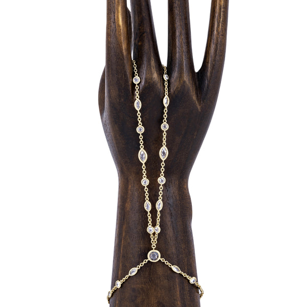 jacquie aiche JA x Tropic of C Gemini Finger Bracelet