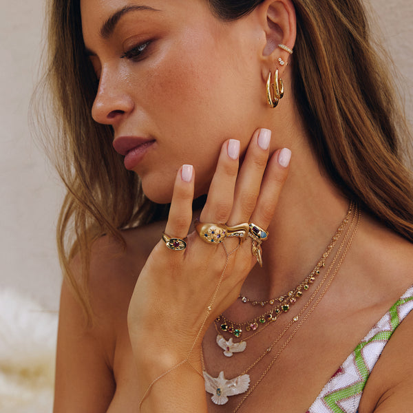 Jacquie Aiche 1 Row Pave Ear Cuff