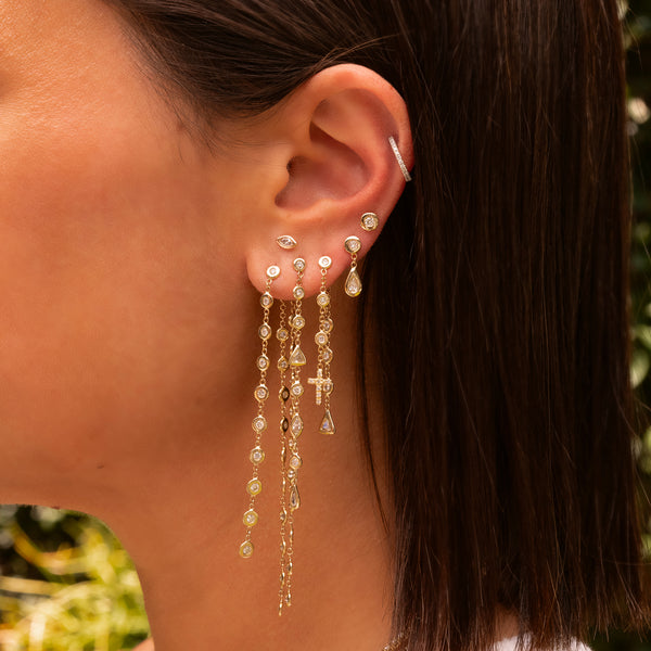 Jacquie Aiche 10 Diamond Drop Stud Earring