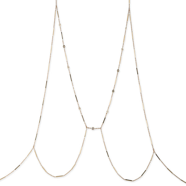 jacquie aiche 11 Diamond Smooth Bar Bra