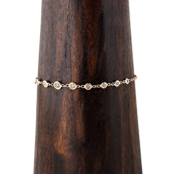 Jacquie Aiche 11 Graduated Diamond Emily Bracelet