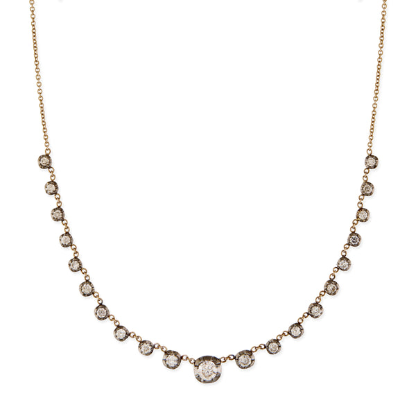 Jacquie Aiche 21 Graduated Sophia Diamond Necklace