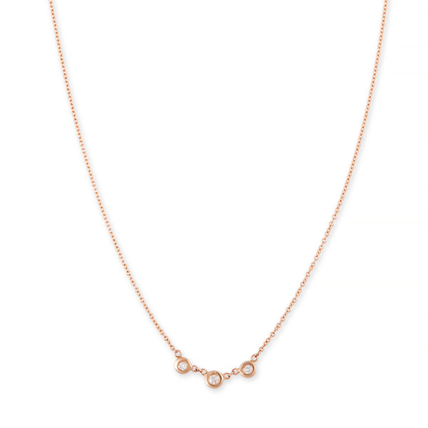 Jacquie Aiche 3 Diamond Emily Necklace