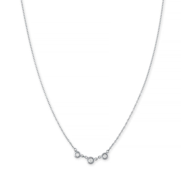 Jacquie Aiche 3 Diamond Emily Necklace