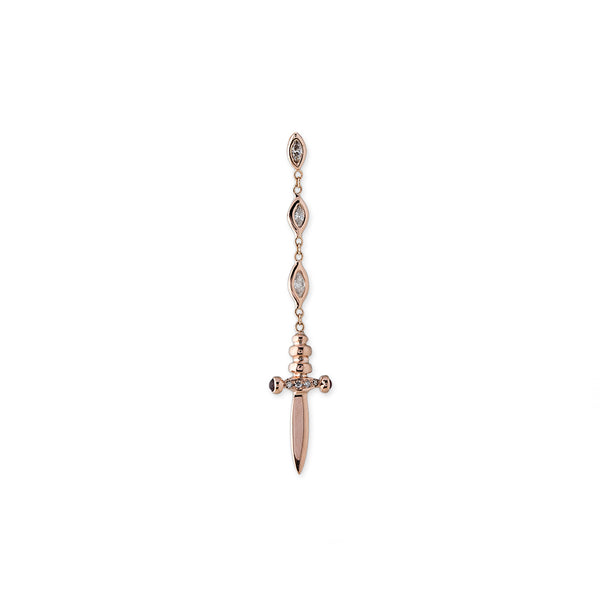 jacquie aiche 3 DIAMOND MARQUISE DAGGER EARRING