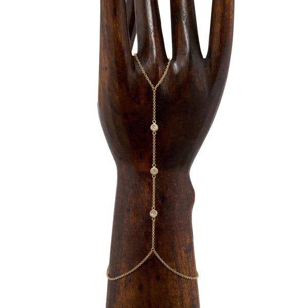 jacquie aiche 3 Spaced Out Diamond Finger Bracelet