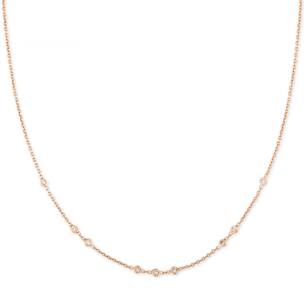 Jacquie Aiche 3x2x1 Diamond Choker Necklace