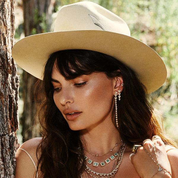 Jacquie Aiche 4 GRADUATED LIZ DROP STUD EARRING