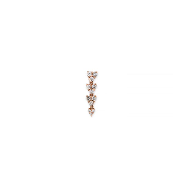 jacquie aiche 4 GRADUATED LIZ DROP STUD EARRING