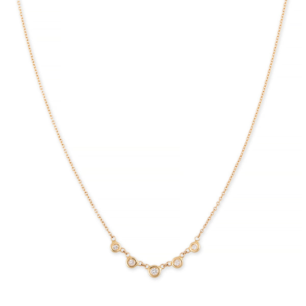 jacquie aiche 5 Diamond Emily Necklace