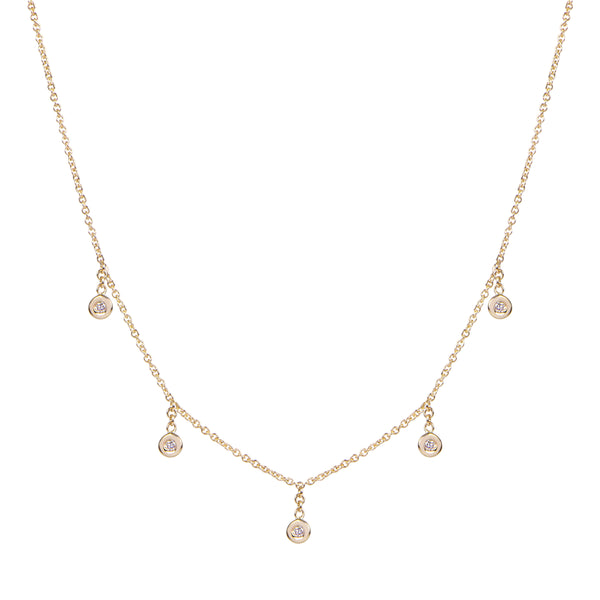 jacquie aiche 5 Diamond Shaker Necklace
