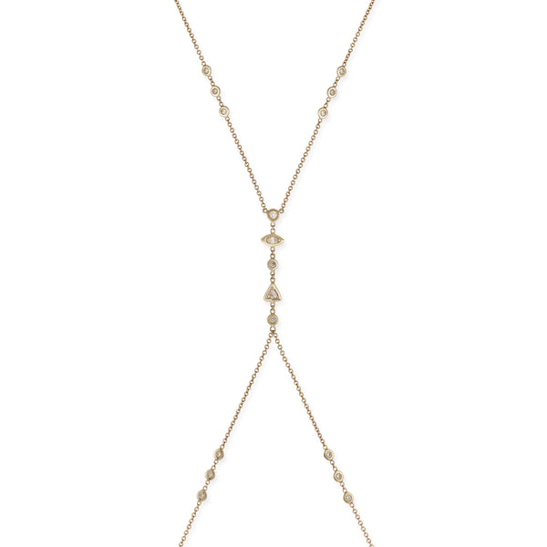 jacquie aiche 5 Diamond Shapes Bodychain