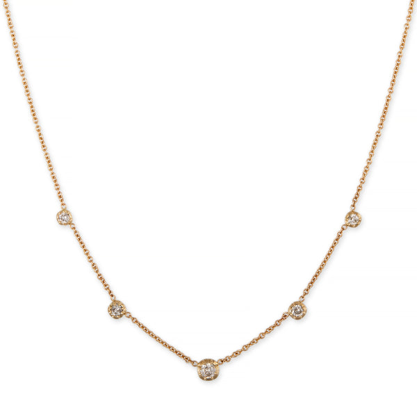 jacquie aiche 5 Graduated Sophia Diamond Necklace