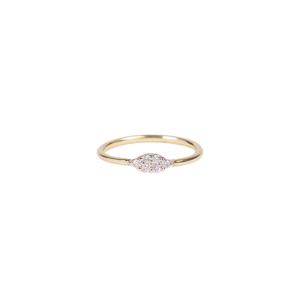 jacquie aiche 6 Diamond Cluster Waif Ring