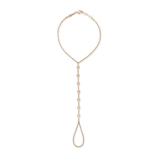 Jacquie Aiche 7 Diamond Finger Bracelet