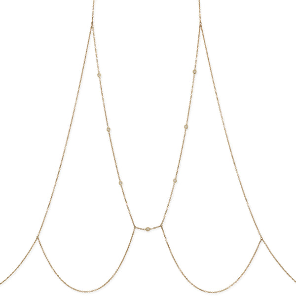 jacquie aiche 7 Diamond Halter Bra