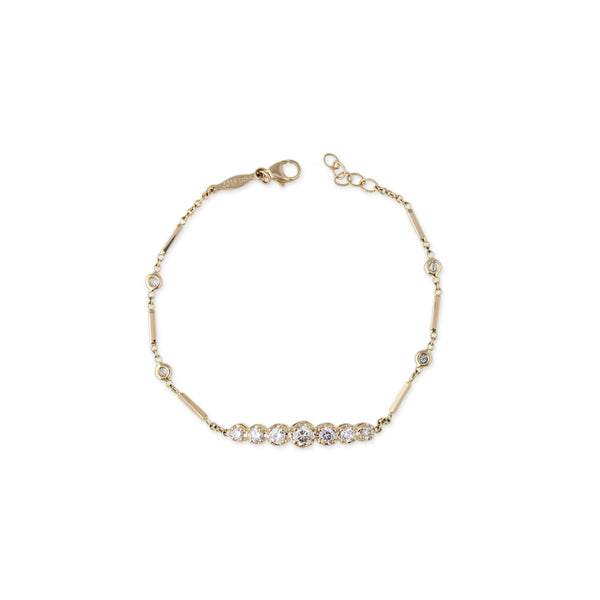 jacquie aiche 7 Diamond Kate Smooth Bar Bracelet