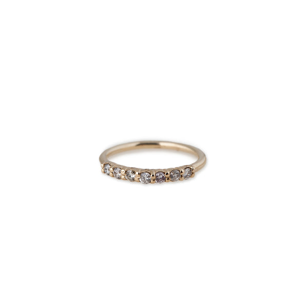 jacquie aiche 7 Diamond Smooth Ring