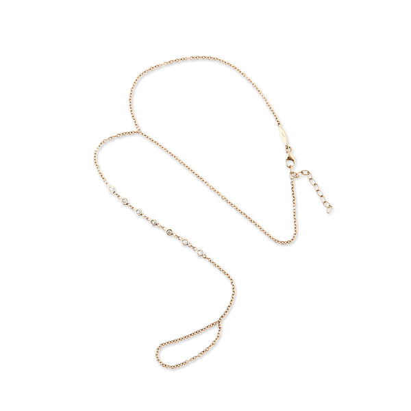 jacquie aiche 7 Diamond Toe Anklet