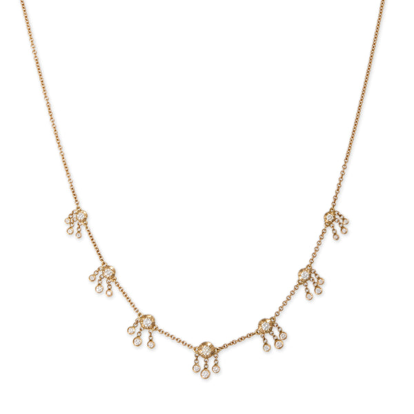 jacquie aiche 7x3 Sophia Diamond Shaker Necklace