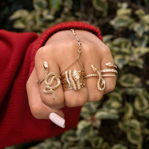 Jacquie Aiche Agatha Snake Ring