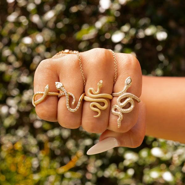 Jacquie Aiche Agatha Snake Ring
