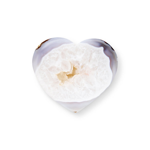 jacquie aiche Amethyst Geode Heart