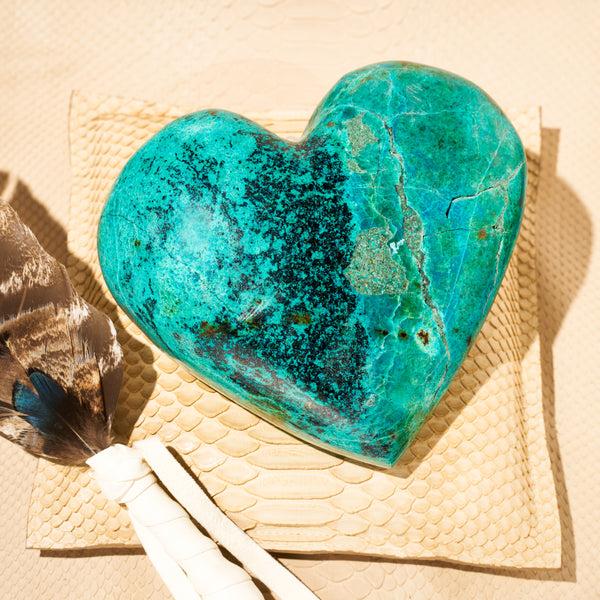 Jacquie Aiche Chrysocolla Heart