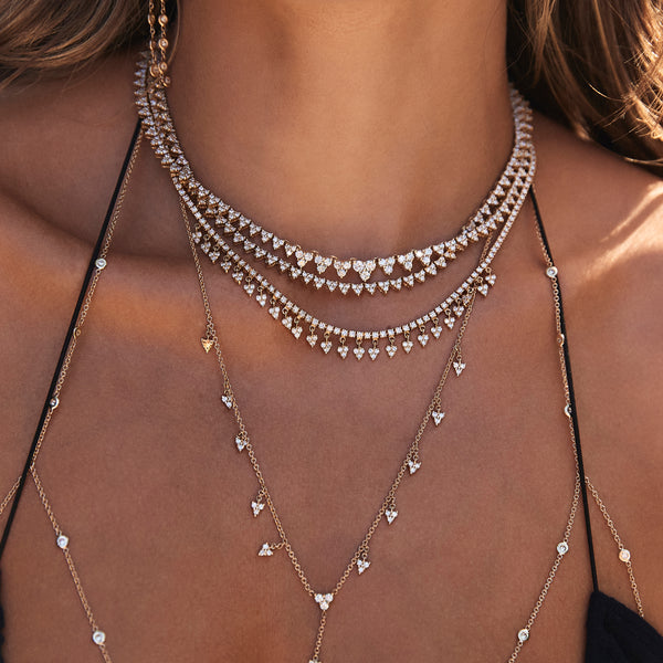 Jacquie Aiche Diamond Elizabeth Necklace