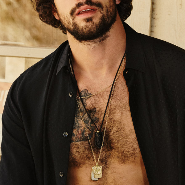 Jacquie Aiche DIAMOND HAMSA + TRUST DISC CHARM