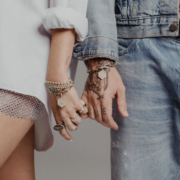 Jacquie Aiche Diamond Heart Signet Ring