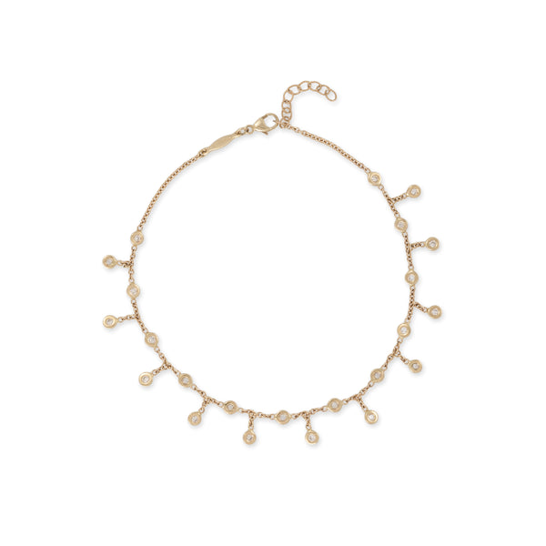 Jacquie Aiche Diamond Shaker Anklet