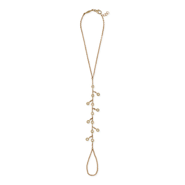 Jacquie Aiche Diamond Shaker Finger Bracelet