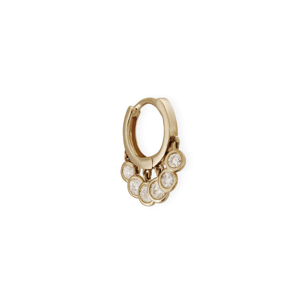 jacquie aiche Diamond Shaker Mini Hoop