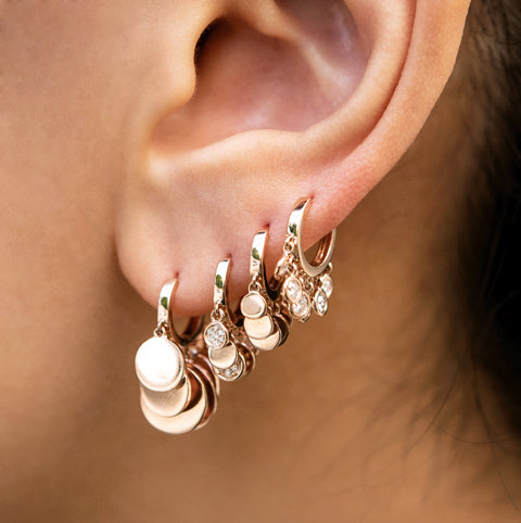 Jacquie Aiche Disco Shaker Mini Hoop