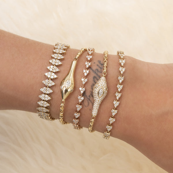 Jacquie Aiche Double Liz Diamond Bracelet