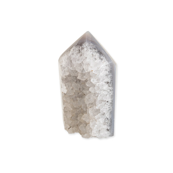jacquie aiche DRUZY AGATE POLISHED POINT