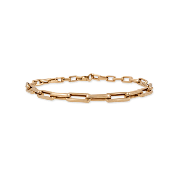 jacquie aiche Graduated Rectangle Link Bracelet