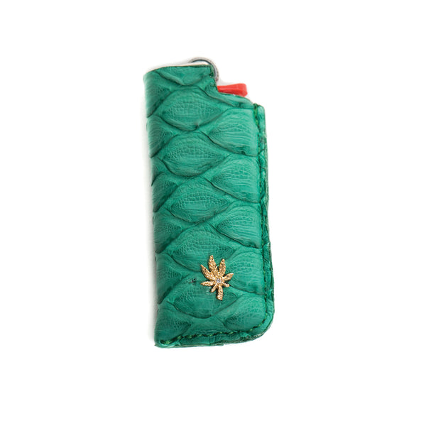 jacquie aiche GREEN SNAKE SKIN SWEETLEAF LIGHTER