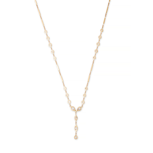 jacquie aiche Hailey Diamond Y Necklace