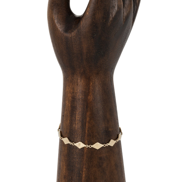 Jacquie Aiche Hammered Kite Shape Bracelet