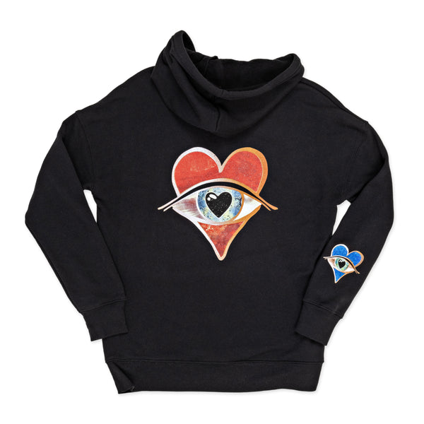 jacquie aiche HEART TO HEART HOODIE