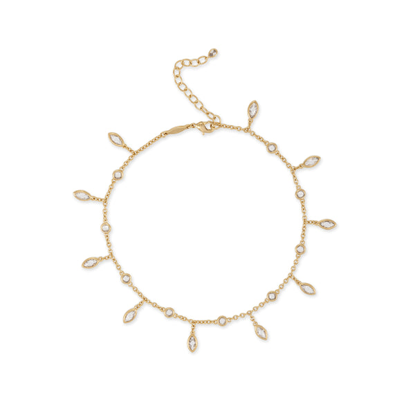 Jacquie Aiche JA X Tropic Of C Saturn Anklet