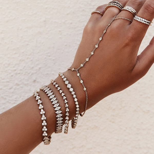 Jacquie Aiche Kate Diamond Bracelet