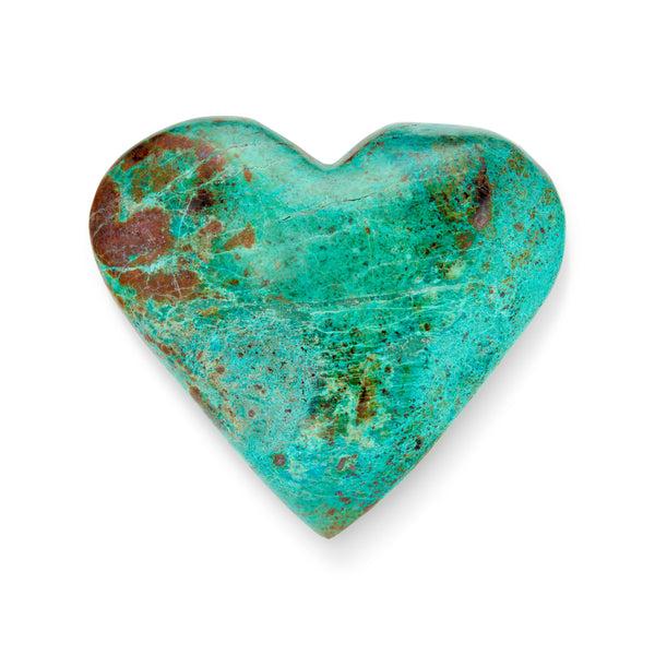 jacquie aiche Large Chrysocolla Heart